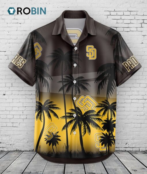 San Diego Padres Hawaiian Shirt Coconut Tree