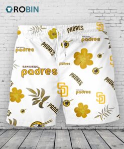 San Diego Padres Hawaiian Shorts Tropical Beach