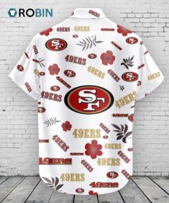 San Francisco 49ers Hawaiian Shirt Tropical Beach