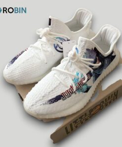 Satoru Gojo Shoes Custom Jujutsu Kaisen Anime YZ Boost Sneakers Satoru Gojo Shoes Custom Jujutsu Kaisen Anime YZ Boost Sneakers