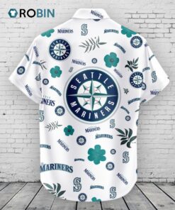 Seattle Mariners Hawaiian Shirt Tropical Beach