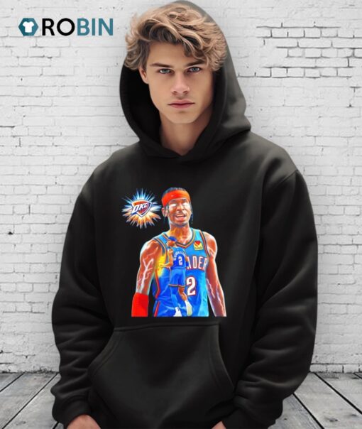 Shai Gilgeous Alexander Okc Thunder 2025 Portrait Shirt