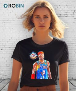 Shai Gilgeous Alexander Okc Thunder 2025 Portrait Shirt