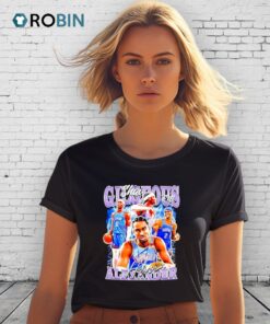 Shai Gilgeous Alexander Okc Thunder Collage Signature Shirt