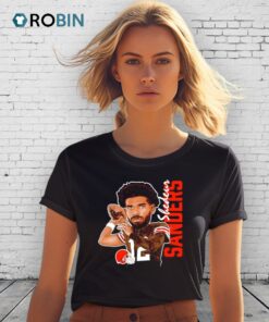 Shedeur Sanders Player Cleveland Browns Football Portrait Shirt