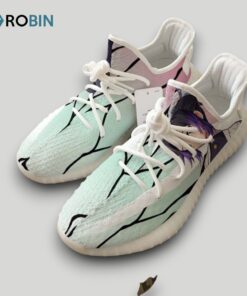 Shinobu Kocho Shoes Custom KNY Anime YZ Boost Sneakers