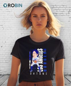 Shohei Ohtani Los Angeles Dodgers Mlb Caricature Signature Shirt
