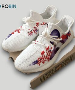 Shuu Tsukiyama Shoes Custom Tokyo Ghoul Anime YZ Boost Sneakers Shuu Tsukiyama Shoes Custom Tokyo Ghoul Anime YZ Boost Sneakers