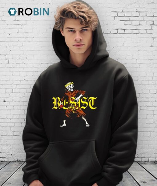 Skeleton Dead Friar Society Resist Shirt