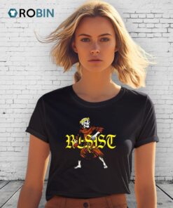Skeleton Dead Friar Society Resist Shirt Skeleton Dead Friar Society Resist Shirt