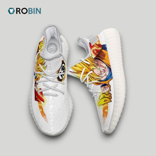 Son Goku Super Saiyan Shoes Custom Dragon Ball Anime YZ Boost Sneakers