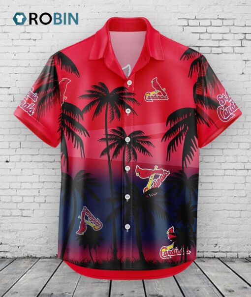 St. Louis Cardinals Hawaiian Shirt Coconut Tree