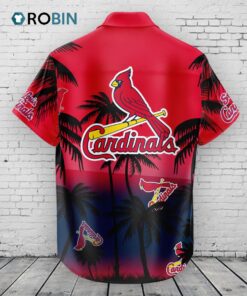 St. Louis Cardinals Hawaiian Shirt Coconut Tree