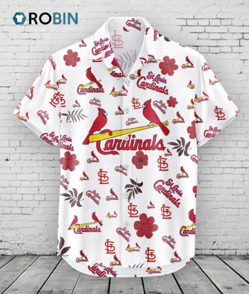 St. Louis Cardinals Hawaiian Shirt Tropical Beach