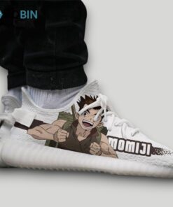 Taiju Oki Shoes Custom Dr Stone Anime YZ Boost Sneakers