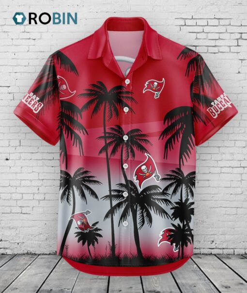 Tampa Bay Buccaneers Hawaiian Shirt Coconut Tree