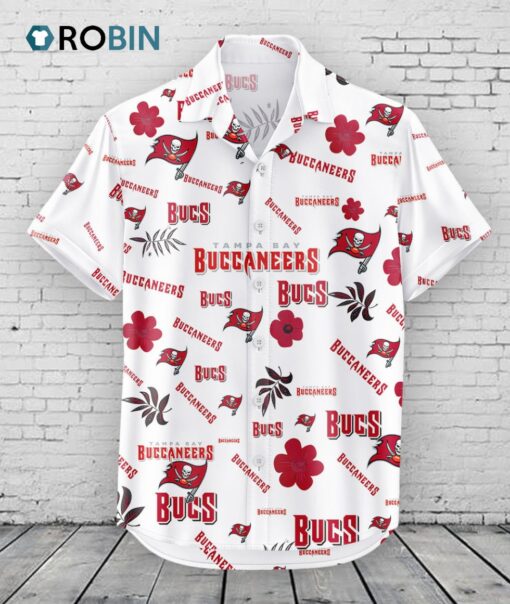 Tampa Bay Buccaneers Hawaiian Shirt Tropical Beach