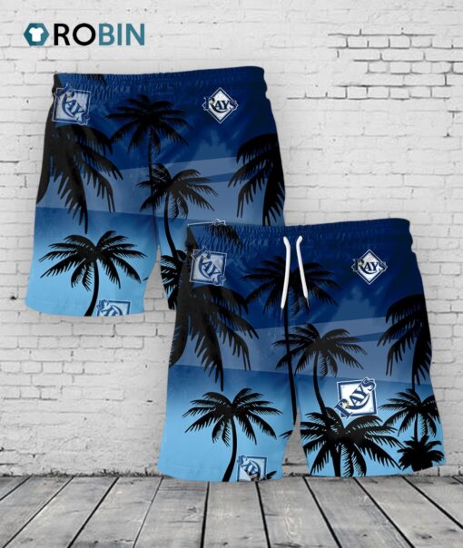 Tampa Bay Rays Hawaiian Shorts Coconut Tree
