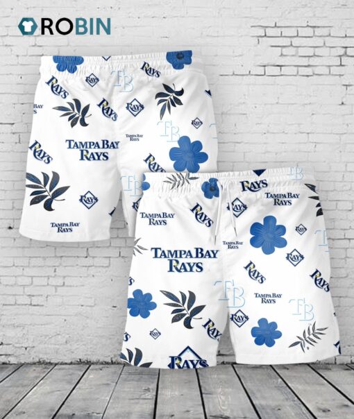 Tampa Bay Rays Hawaiian Shorts Tropical Beach