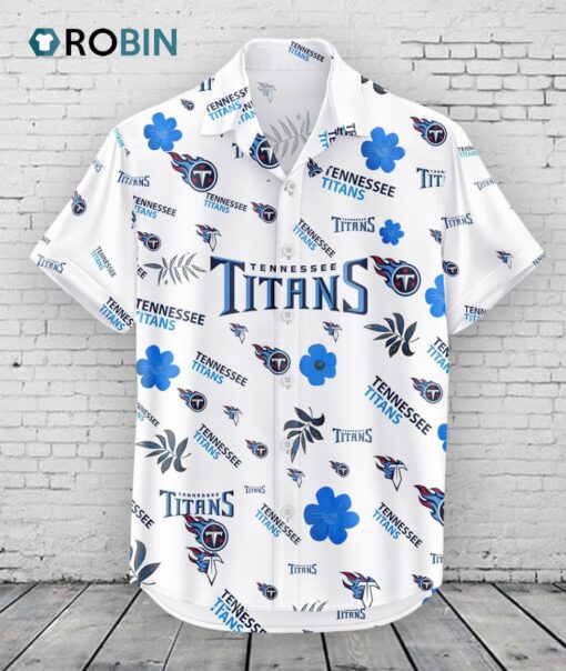 Tennessee Titans Hawaiian Shirt Tropical Beach