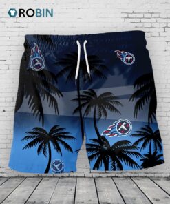Tennessee Titans Hawaiian Shorts Coconut Tree