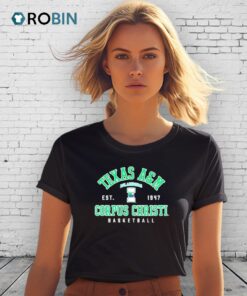Texas A&m Corpus Christi Basketball Est 1947 Logo T Shirt