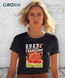 Texas Longhorns 2025 Softball National Champions Graphic Shirt
