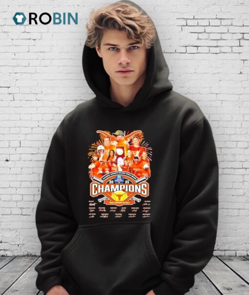 Texas Longhorns Softball 2025 Ncaa Champions Signature Shirt