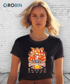 Texas Longhorns Softball 2025 Ncaa Champions Signature Shirt