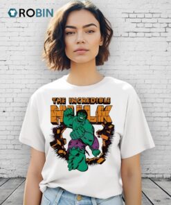 The Incredible Hulk Marvel Superhero Comic Shirt The Incredible Hulk Marvel Superhero Comic Shirt