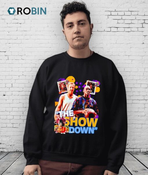 The Showdown Larry Bird And Michael Jordan Shirt