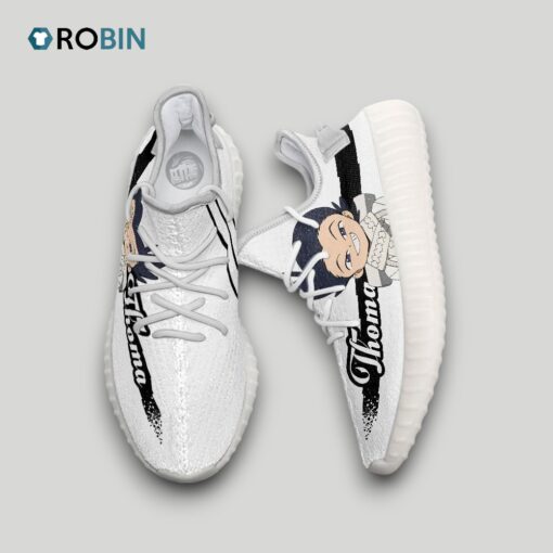 Thoma Shoes Custom Promised Neverland Anime YZ Boost Sneakers