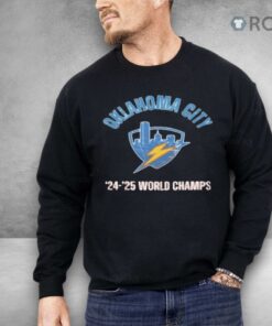 Thunder Champs 2025 Okc Basketball World Shirt