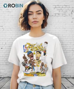 Thunder Vs Pacers Nba Finals 2025 Championship Caricature Shirt