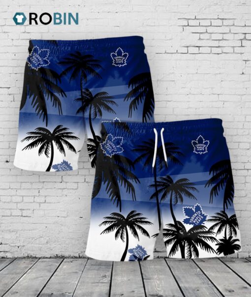 Toronto Maple Leafs Hawaiian Shorts Coconut Tree