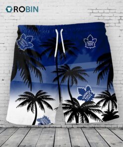 Toronto Maple Leafs Hawaiian Shorts Coconut Tree Toronto Maple Leafs Hawaiian Shorts Coconut Tree