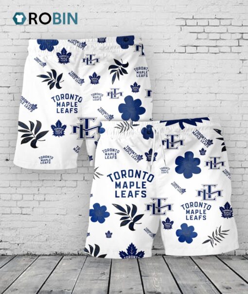 Toronto Maple Leafs Hawaiian Shorts Tropical Beach