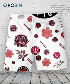 Toronto Raptors Hawaiian Shorts Tropical Beach