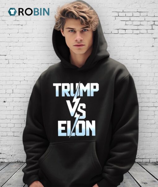 Trump Vs Elon Typography 2025 Shirt