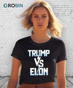 Trump Vs Elon Typography 2025 Shirt