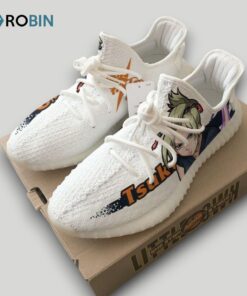 Tsukuyo Shoes Custom Gintama Anime YZ Boost Sneakers Tsukuyo Shoes Custom Gintama Anime YZ Boost Sneakers