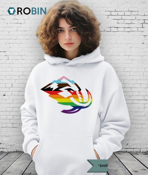Utah Mammoth Happy Pride Month 2025 Logo Shirt