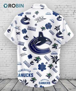 Vancouver Canucks Hawaiian Shirt Tropical Beach Vancouver Canucks Hawaiian Shirt Tropical Beach