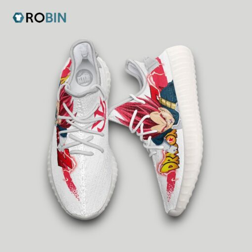 Vegeta Super Saiyan God Shoes Custom Dragon Ball Z Anime YZ Boost Sneakers