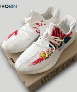 Vegeta Super Saiyan God Shoes Custom Dragon Ball Z Anime YZ Boost Sneakers