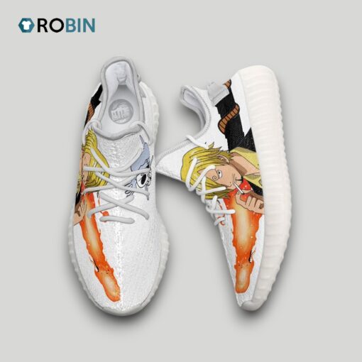 Vinsmoke Sanji Shoes Custom 1Piece Anime YZ Boost Sneakers