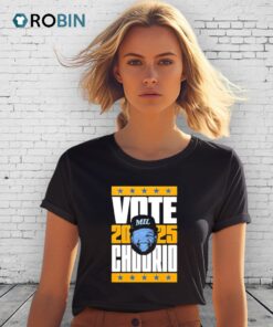 Vote Jackson Chourio Big Head Milwaukee Brewers 2025 Shirt