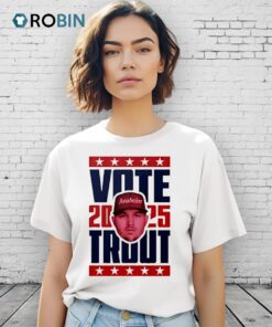 Vote Mike Troutbig Head Los Angeles Angels 2025 Shirt
