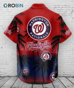 Washington Nationals Hawaiian Shirt Coconut Tree Washington Nationals Hawaiian Shirt Coconut Tree