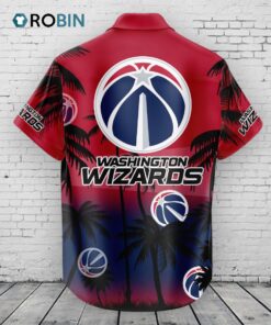 Washington Wizards Hawaiian Shirt Coconut Tree Washington Wizards Hawaiian Shirt Coconut Tree